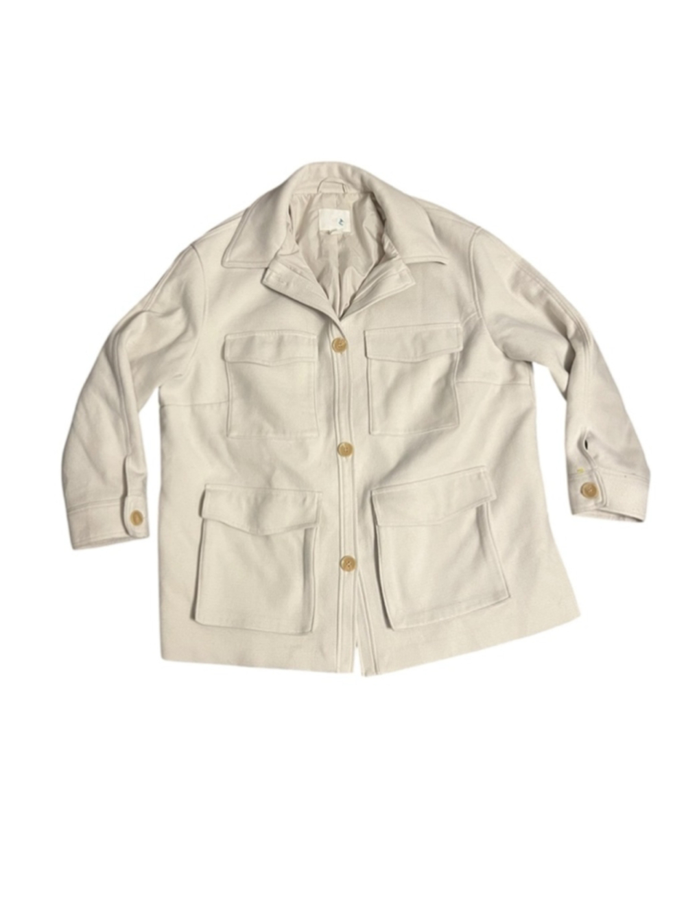 Women's H&M Beige Utility Jacket XL oversized - Picture 2 of 14